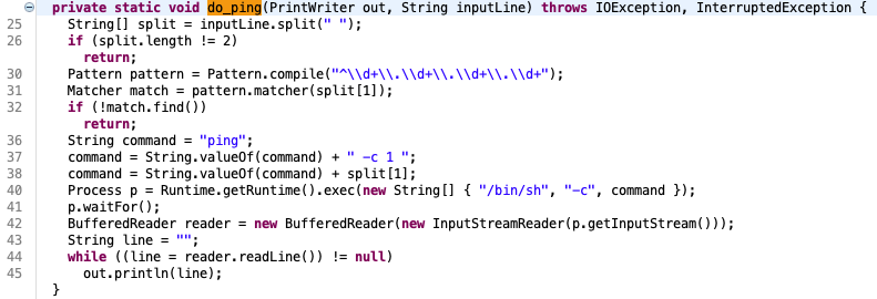 do_ping() method decompiled